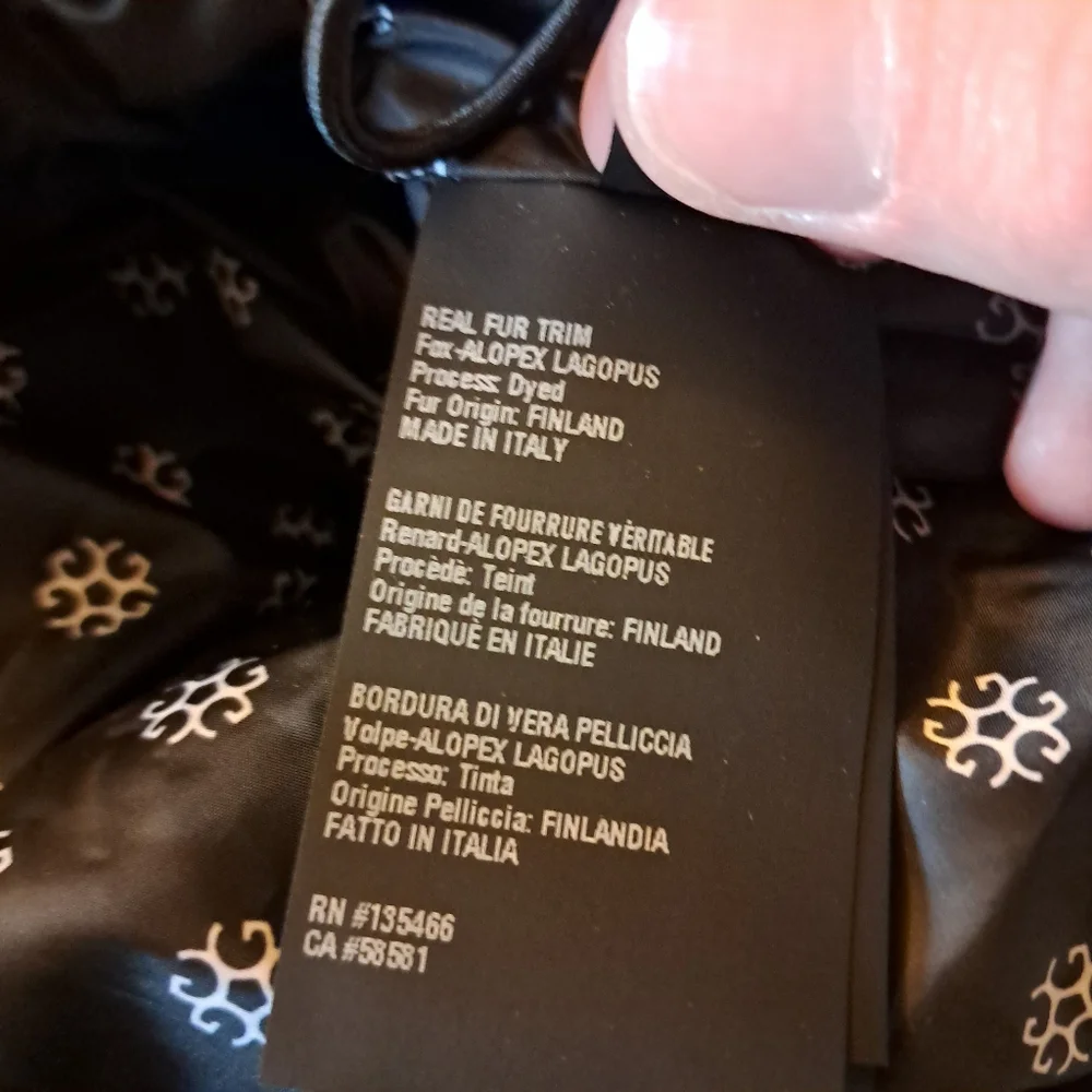 Gorski Coat Women's Medium M Apres Ski Coat Sequins High Low Puffer Winter NEW - Picture 11 of 16